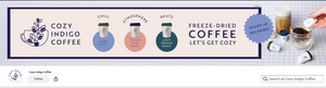 Cozy Indigo Coffee is Now on Amazon Prime!